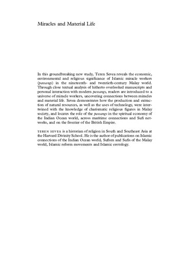 Miracles and Material Life: Rice, Ore, Traps and Guns in Islamic Malaya