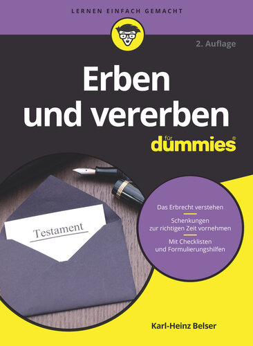 Erben und vererben fur Dummies (German Edition)