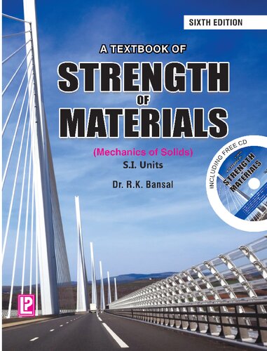 A Textbook Of Strength Of Materials: Mechanics of Solids