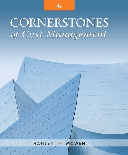 Cornerstones of Cost Management