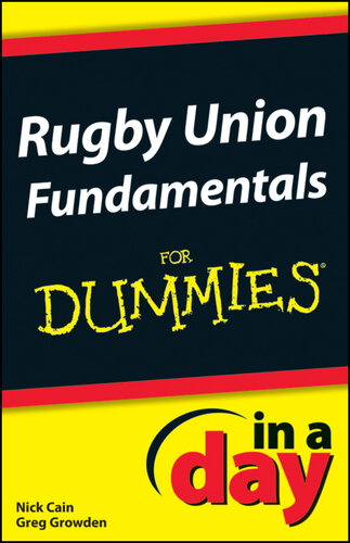 Rugby Union Basics In a Day For Dummies