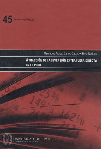 Atracción de la inversión extranjera directa en el Perú