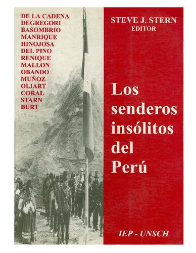 Los senderos insólitos del Perú: guerra y sociedad, 1980-1995