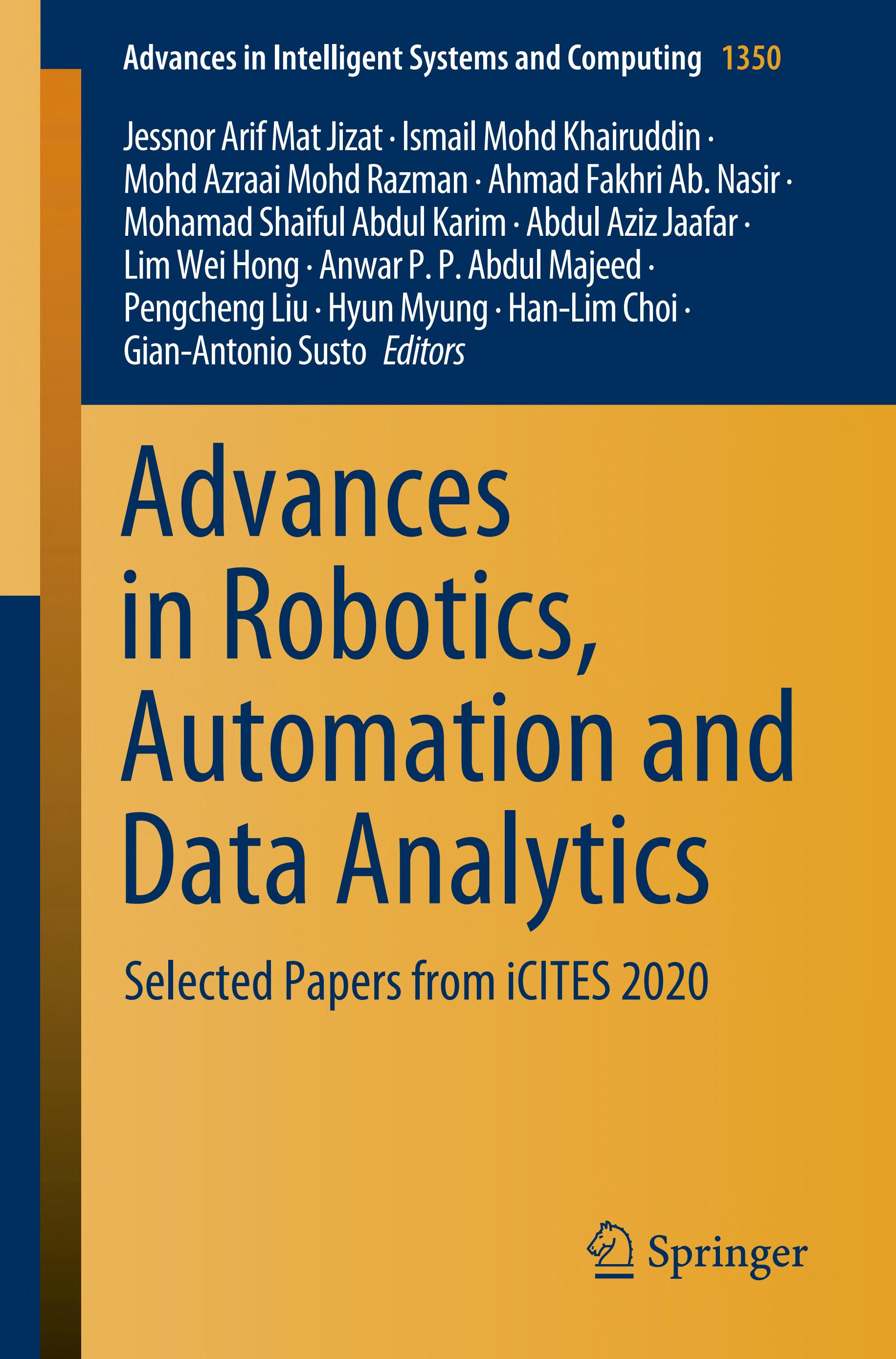 Advances in Robotics, Automation and Data Analytics: Selected Papers from ICITES 2020