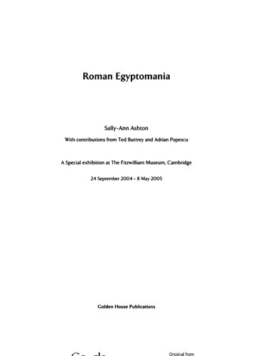 Roman Egyptomania