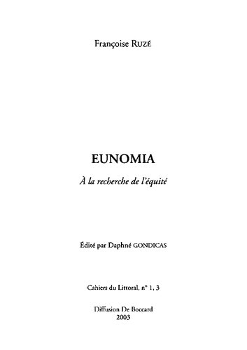 Eunomia à la recherche de l'équité