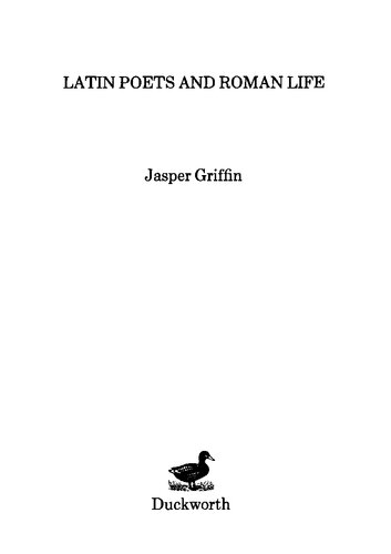 Latin Poets and Roman Life