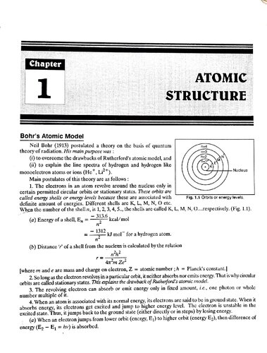 Modern College Chemistry Atomic Structure Part 1