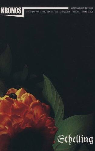 Kronos. Metafizyka, kultura, religia (2/2018)  Kronos. Metafizyka, kultura, religia. (Schelling)