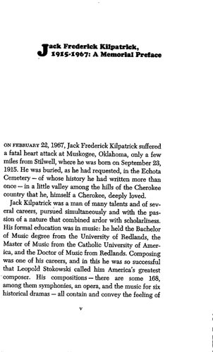 Run Toward the Nightland: Magic of the Oklahoma Cherokees