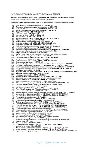 Characters and Blocks of Finite Groups