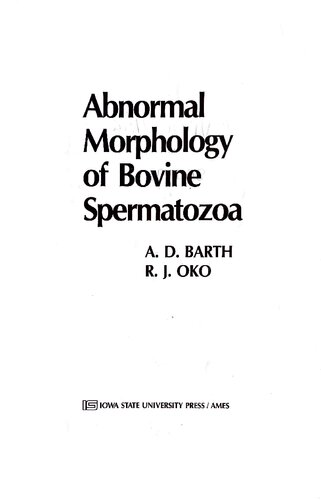 Abnormal Morphology of Bovine Spermatozoa