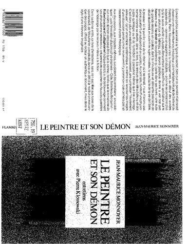 Le Peintre et son demon: Entretiens avec Pierre Klossowski