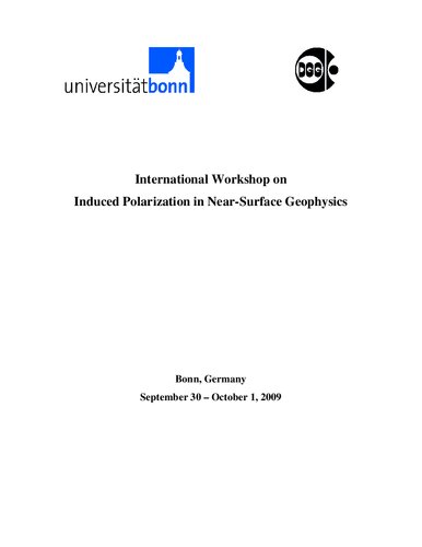 International Workshop on Induced Polarization in Near-Surface Geophysics