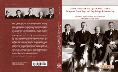 Walter Miles and His 1920 Grand Tour of European Physiology and Psychology Laboratories