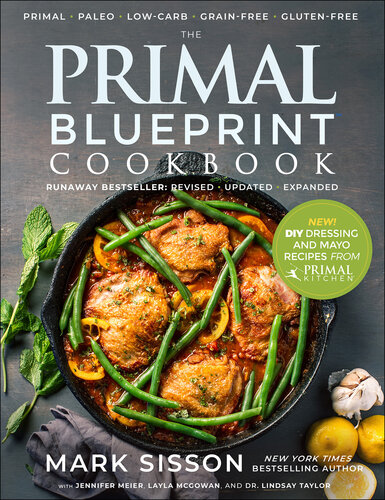 Primal Blueprint Cookbook (updated) : Paleo/Primal, Low Carb, Paleo, Grain-Free, Dairy-Free and Gluten-Free.