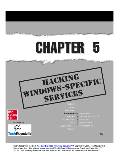 Windows Server 2003 (Hacking Exposed)