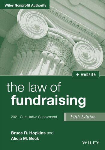 The law of fundraising. 2021 cumulative supplement