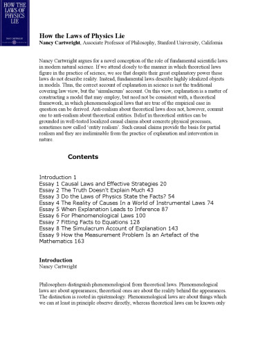 How the Laws of Physics Lie