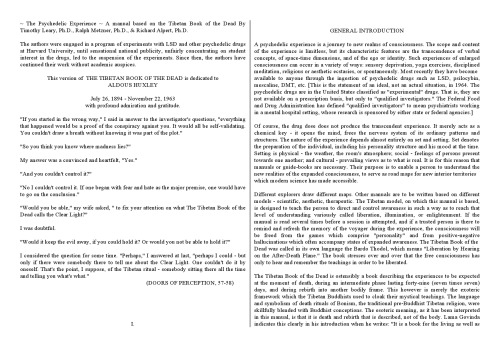 THE TIBETAN BOOK OF THE DEAD (The Great Book of Natural Liberation Through Understanding in the Between)