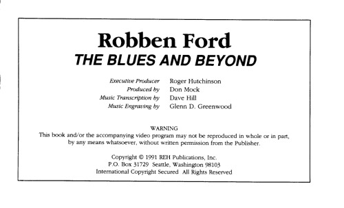 The Blues and Beyond (with CD)