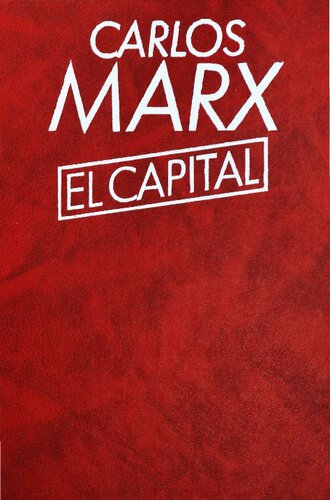 El capital. Libro 1