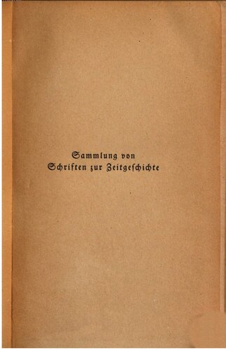 England und Wir: Kriegsbetrachtungen eines Sozialisten