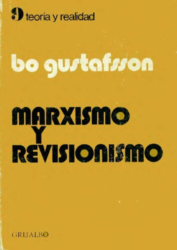 Marxismo y Revisionismo. La crítica bernsteiniana del marxismo y sus premisas histórico-ideológicas