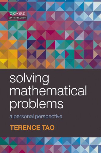 Solving mathematical problems : a personal perspective