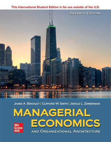 Managerial Economics & Organizational Architecture 7th Edition (International Edition)