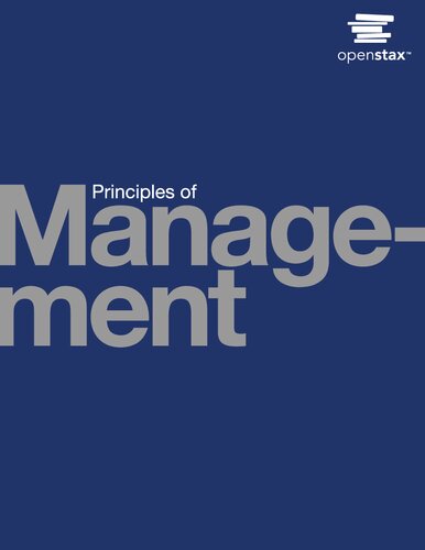 Principles of Management by OpenStax (hardcover version, full color)