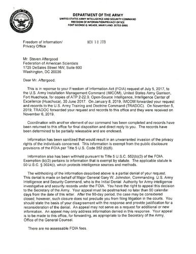 US Army - Open-Source Intelligence - ATP 2-22.9 - June 2017 - Redacted Version