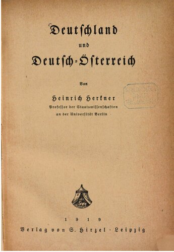 Deutschland und Deutsch-Österreich