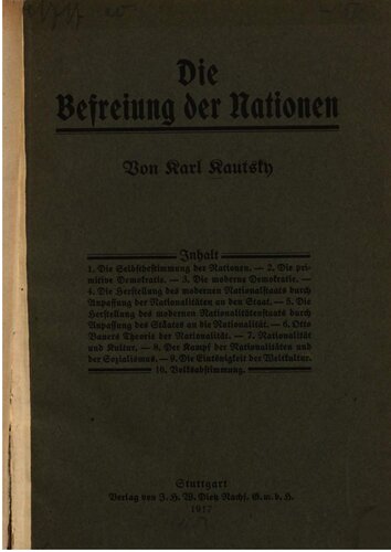 Die Befreiung der Nationen