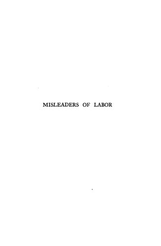 Misleaders of labor