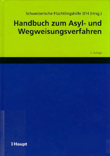 Handbuch zum Asyl- und Wegweisungsverfahren
