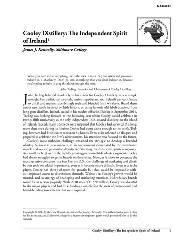 Cooley Distillery: The Independent Spirit of Ireland