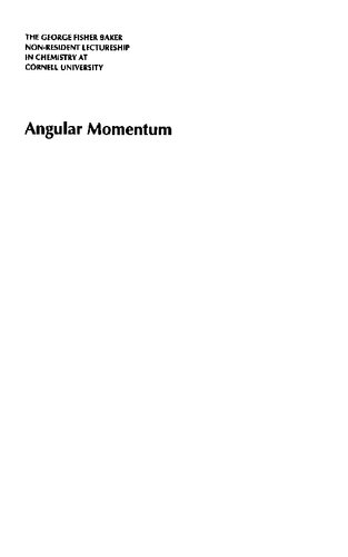 Angular Momentum: Understanding Spatial Aspects in Chemistry and Physics