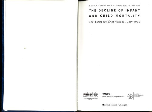 The decline of infant and child mortality : the European experience, 1750-1990