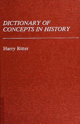 Dictionary of concepts in history