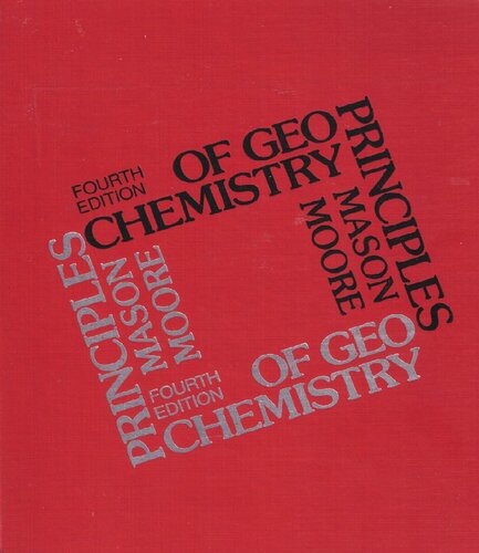 Principles of Geochemistry