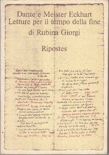 Dante e Meister Eckhart. Letture per il tempo della fine