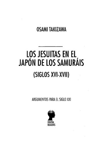 Los Jesuitas en el Japón de los samuráis: siglos XVI-XVII