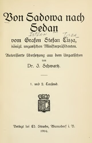 Von Sadowa nach Sedan