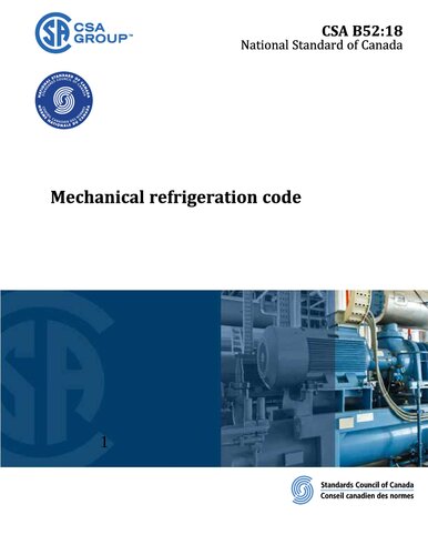 Mechanical refrigeration code