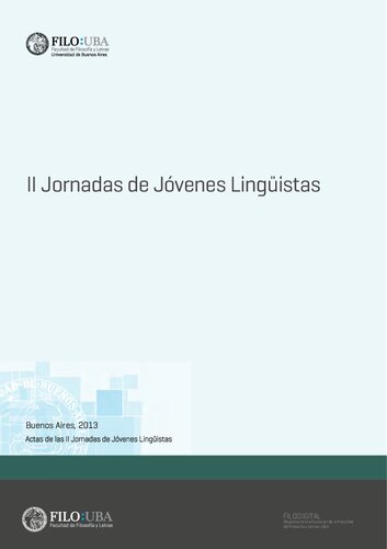 II Jornadas de Jóvenes Lingüistas