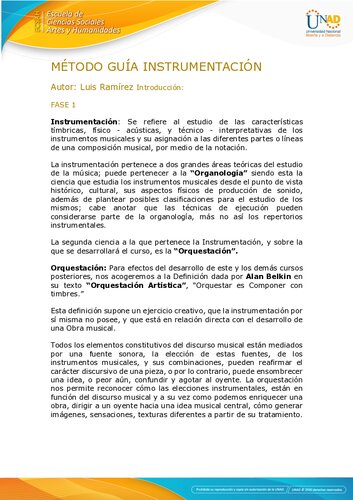 Musical Orchestration