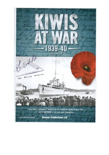 Kiwis* at war 1939-40 & earlier. Part one, Navy & merchant marine.