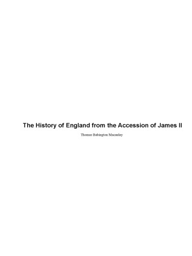 The History of England (Penguin Classics)