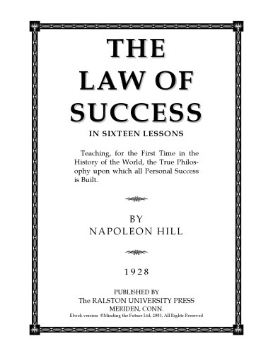 Law of Success: The 21st-Century Edition: Revised and Updated